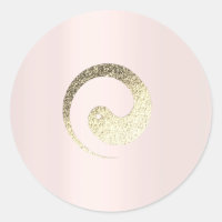 Ying Yang Symbol Balance Rose Gold Pace Spirituell
