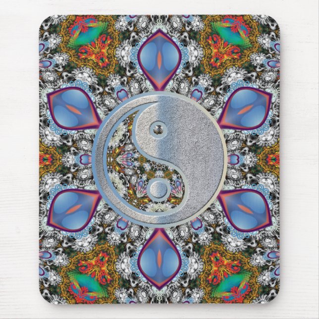 YingYang Lily Star Mousepad (Vorne)