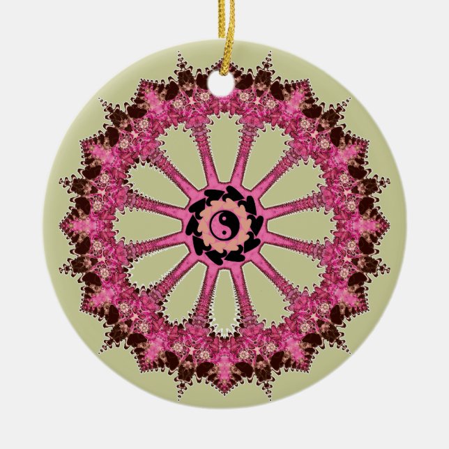 YinYang Feng Shui Ornement rond delle (Devant)