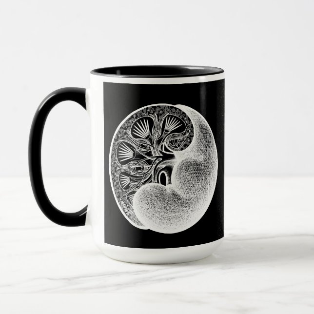 YinYang Kidney Mug - Inverted (Gauche)