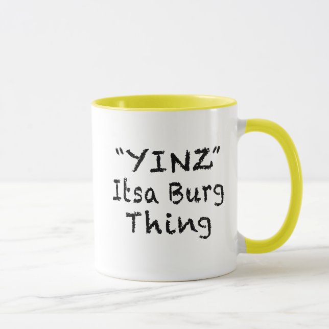 YINZ PITTSBURGH KAFFEE-TASSE TASSE (Rechts)