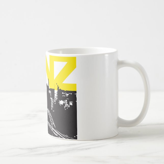 Yinz Pittsburgh Kaffeetasse (Rechts)