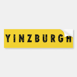 Yinzburgh Autoaufkleber
