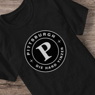 Yinzer Fier Pittsburgh 412 Accueil T-Shirt Rétro