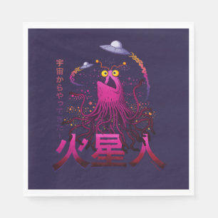 Yip Yip Martian Weltraum-Abenteuer Serviette