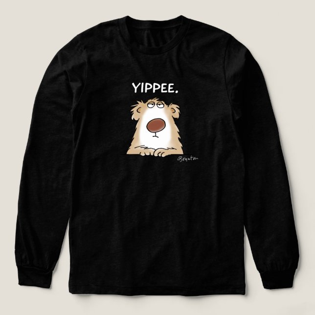 YIPPEE BEAR Sandra Boynton Tri-Blend Shirt (Design Vorderseite)