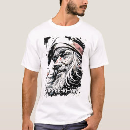 Yippee Ki Yay Funny Weihnachtsangebot Pop Kultur T-Shirt