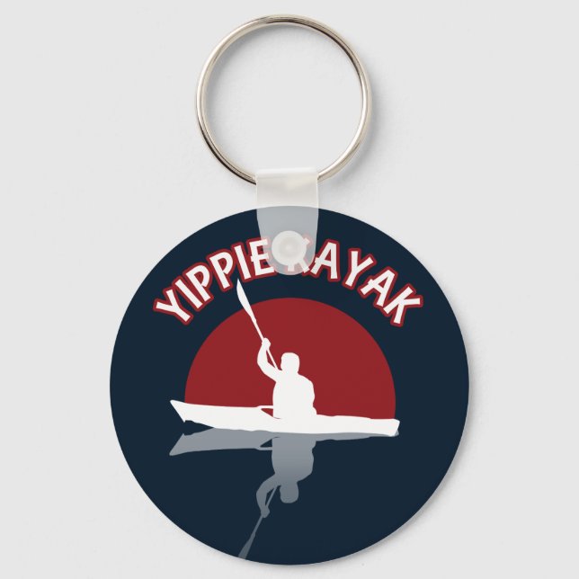 Yippie Kayak Schlüsselanhänger (Vorderseite)