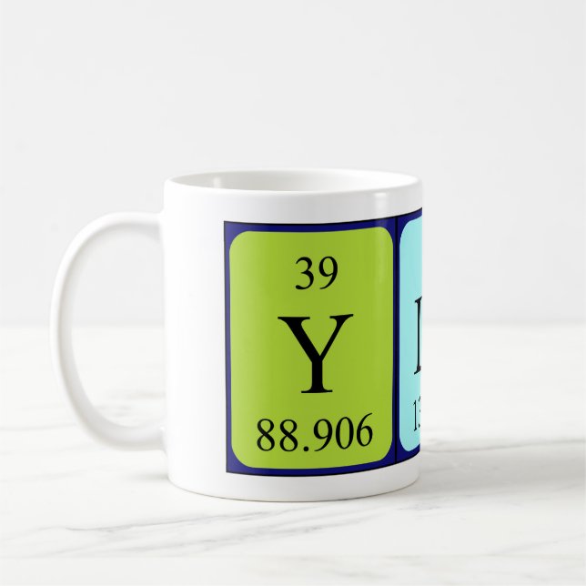 Ylan Periodenname Tasse (Links)