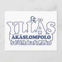 YLLÄS FINLAND Postkarte