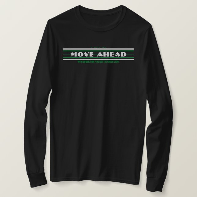 YNOTME BEWEGT SICH MIT ÜBERZEUGUNG VOR T-Shirt (Design vorne)
