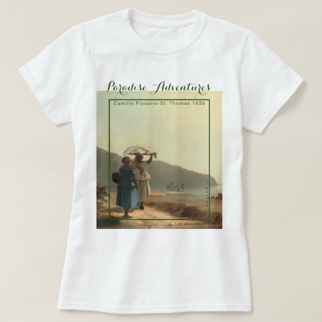 YNOTME PARADISSE ADVENTURES PISSARRO T - Shirt (Design vorne)