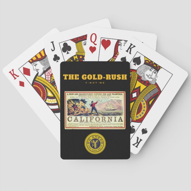 YNOTME THE GOLD-RUSH SPIELKARTEN (Rückseite)