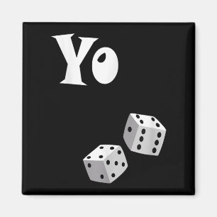 Yo 11 _ Elf _ Funny _ _ T-Shirt _ Glücksspiele _ C Magnet