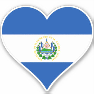 Yo Amo El Salvador Aufkleber