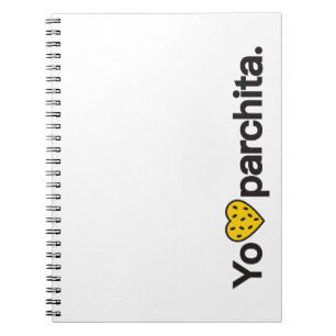 Yo Amo Parchita Notebook Notizblock