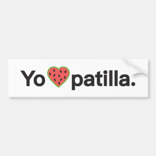 Yo amo Patilla Autoaufkleber