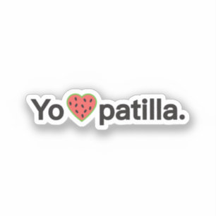 Yo amo Patilla Autocollant Vinyl Coupé Personnalis