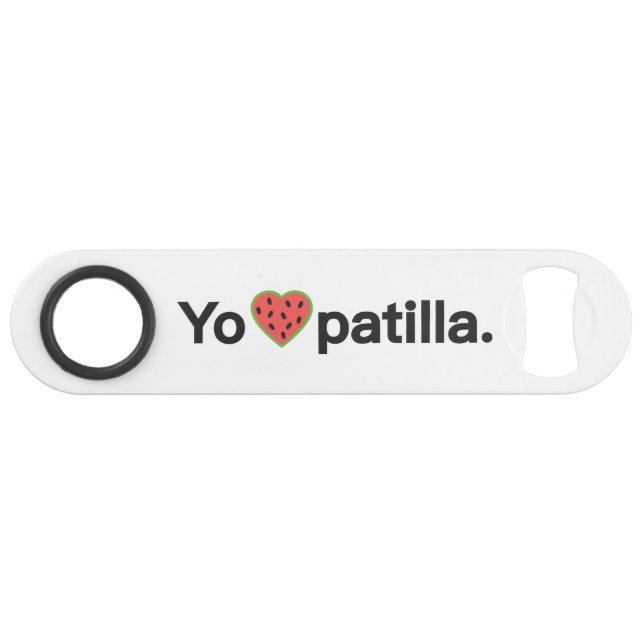 Yo Amo Patilla Bar Key (Vorderseite (Horizontal))