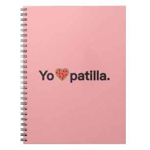 Yo amo Patilla Notebook Notizblock