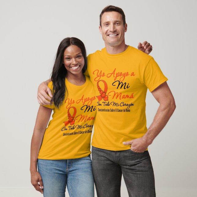Yo Apoyo a Mi Mamá - Cáncer de Mama T-Shirt (Unisex)