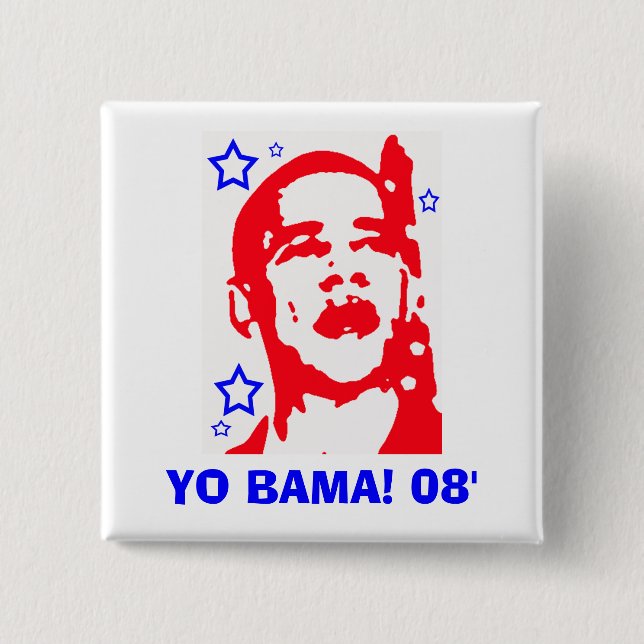 Yo Bama! 08' Stern Button (Vorderseite)