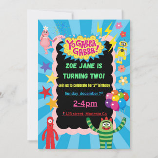 Yo Gabba Gabba Einladung