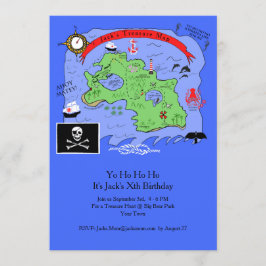 Yo Ho Ho A Kid's Pirate Birthday Party Einladung