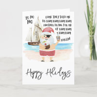 Yo Ho Ho Pirate Santa Rum Weihnachten