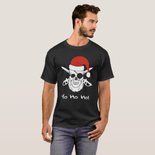 Yo Ho Ho Piraten-WeihnachtsWeihnachtsmannmütze T-Shirt