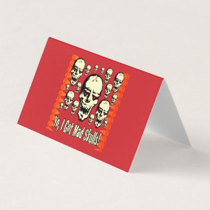 Yo J'Ai Mad Skulls Gfx BG-02 Tente Card
