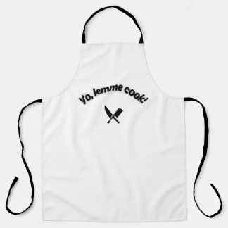 Yo, Laisse-moi cuisiner Tablier drôle pour hommes 
