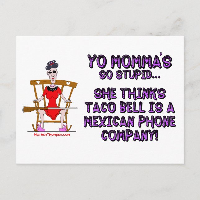 Yo Momma # 10 Postkarte (Vorderseite)
