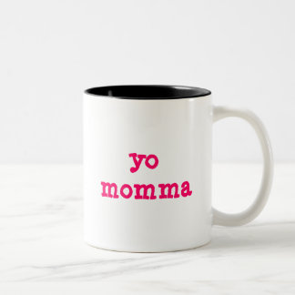 Yo Momma Zweifarbige Tasse