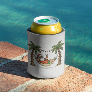 Yo Santa Lustiger Sommer Weihnachten Frohe Feierta Dosenkühler