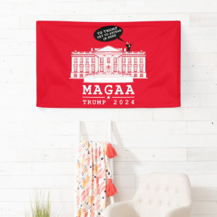 YO TRUMP - MAGA für WHITEHOUSE Banner
