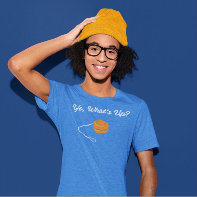 Yo Was ist mit Yo-Yo Graphic los? Tri-Blend Shirt (Von Creator hochgeladen)