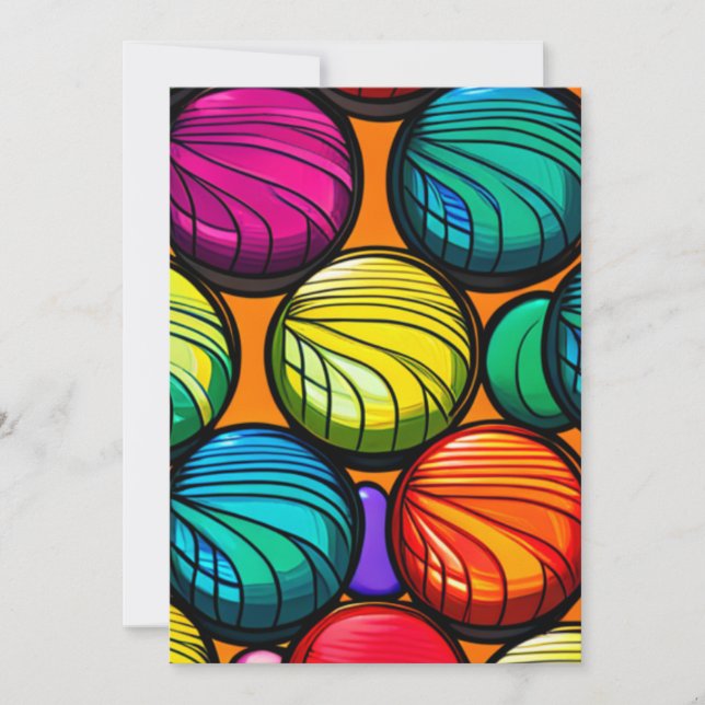 Yo-Yo Yowza Feiertagskarte (Vorderseite)