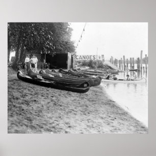 Yocum Kanu-Haus: 1932 Poster