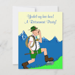 Yodeler Yodeling kündigt Einladung zur Einberufung