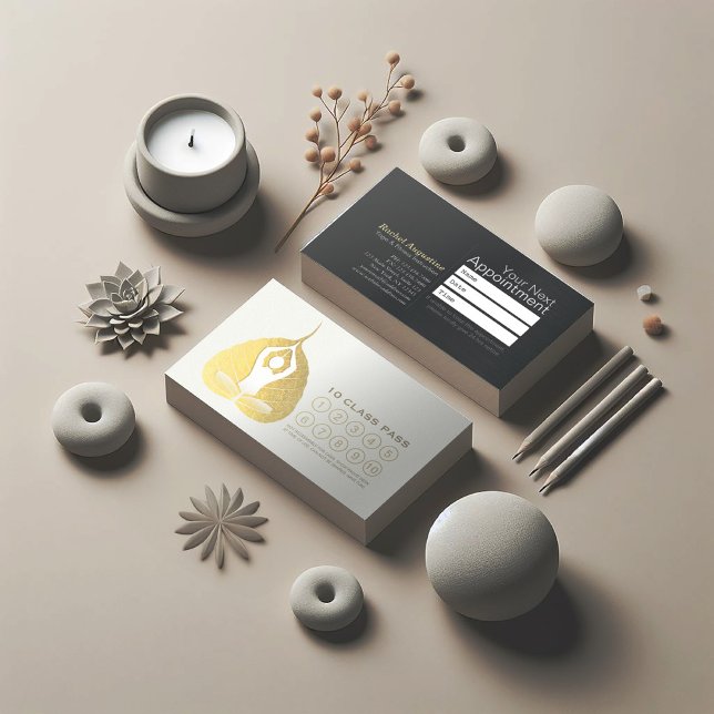 Yoga 10 Class Pass Loyalty Ernennung Bodhi Leaf Treuekarte (Von Creator hochgeladen)