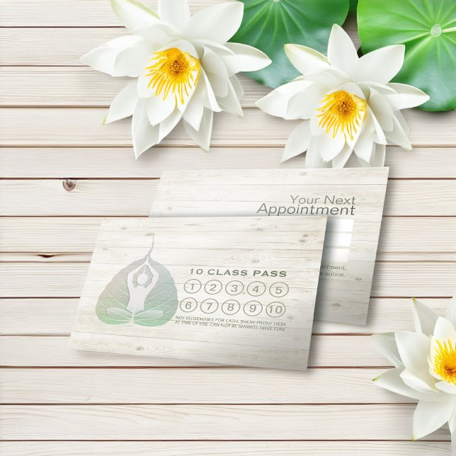 Yoga 10 Classe Pass Fidélité Rendez-vous Bodhi Lea (Créateur téléchargé)