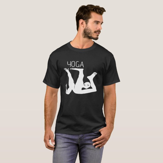 YOGA ABSTRAKTER T - SHIRT (Vorne ganz)
