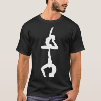 Yoga Acrobat Balance Silhouette entspannt T-Shirt