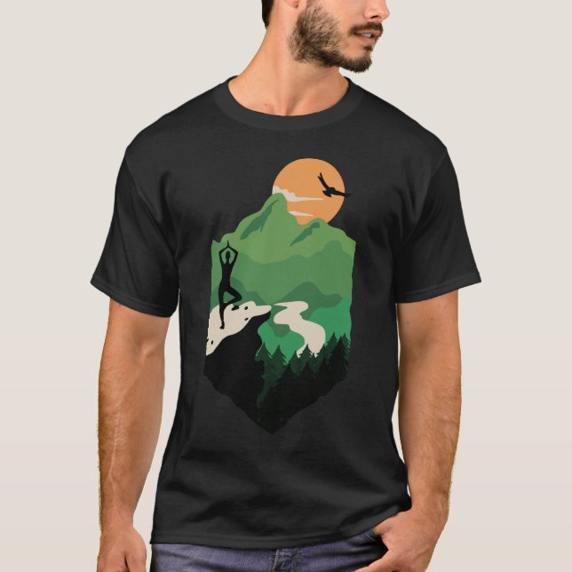Yoga Adventure Lifestyle T-Shirt (Vorderseite)