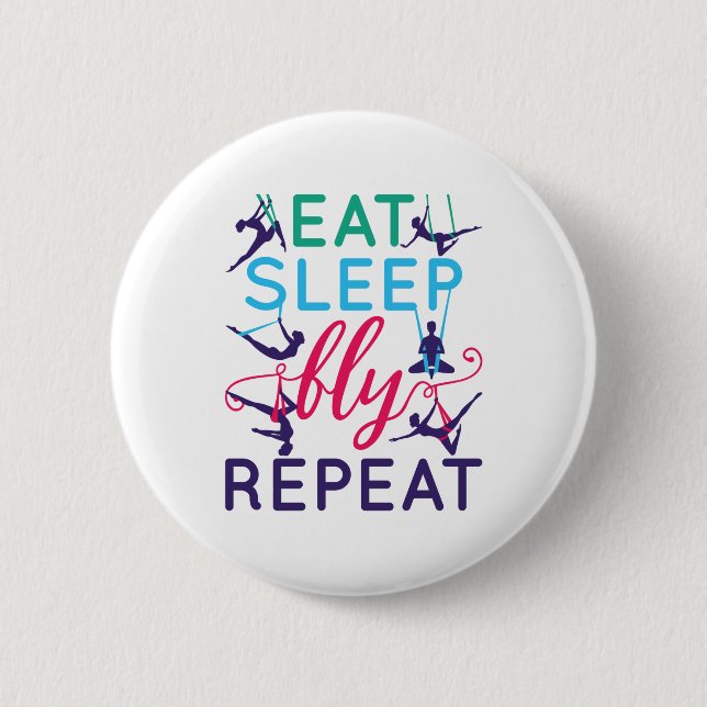 Yoga aerial Sleep Fly wiederholen Button (Vorderseite)