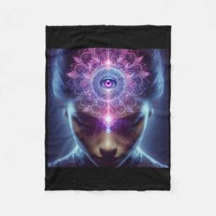 Yoga Ajna Bewusstsein Drittes Auge Chakra Brahman Fleecedecke
