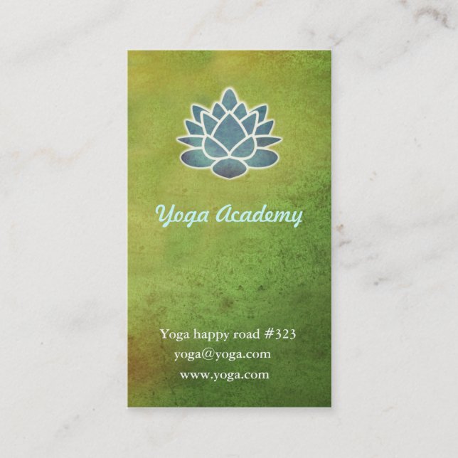 Yoga-Akademie Visitenkarte (Vorderseite)