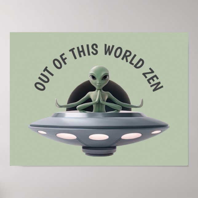 Yoga Alien Poster (Vorne)