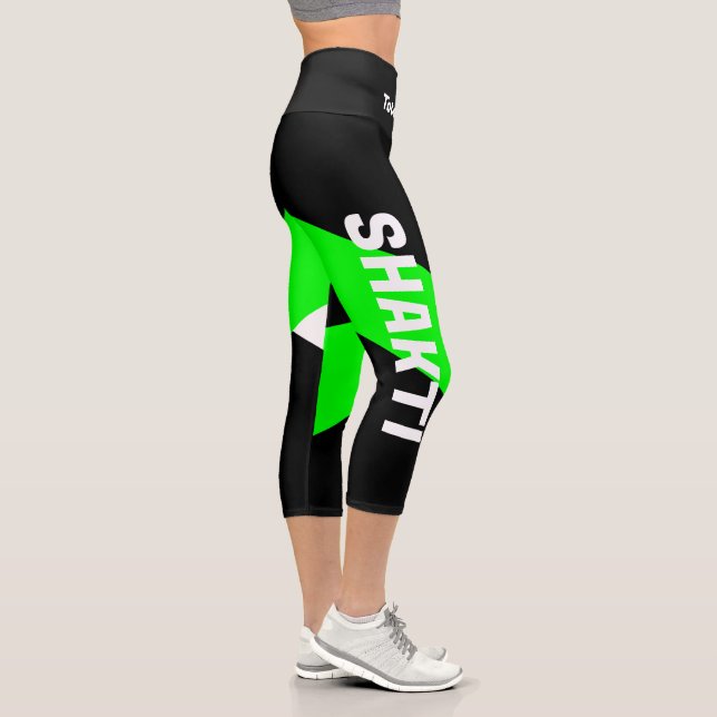 Yoga-Ameisen-Ameisen-Ameisen Capri Leggings (Rechts)